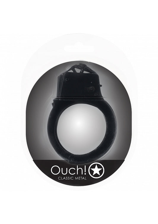 Ouch! - Classic Metal Handcuffs - Black