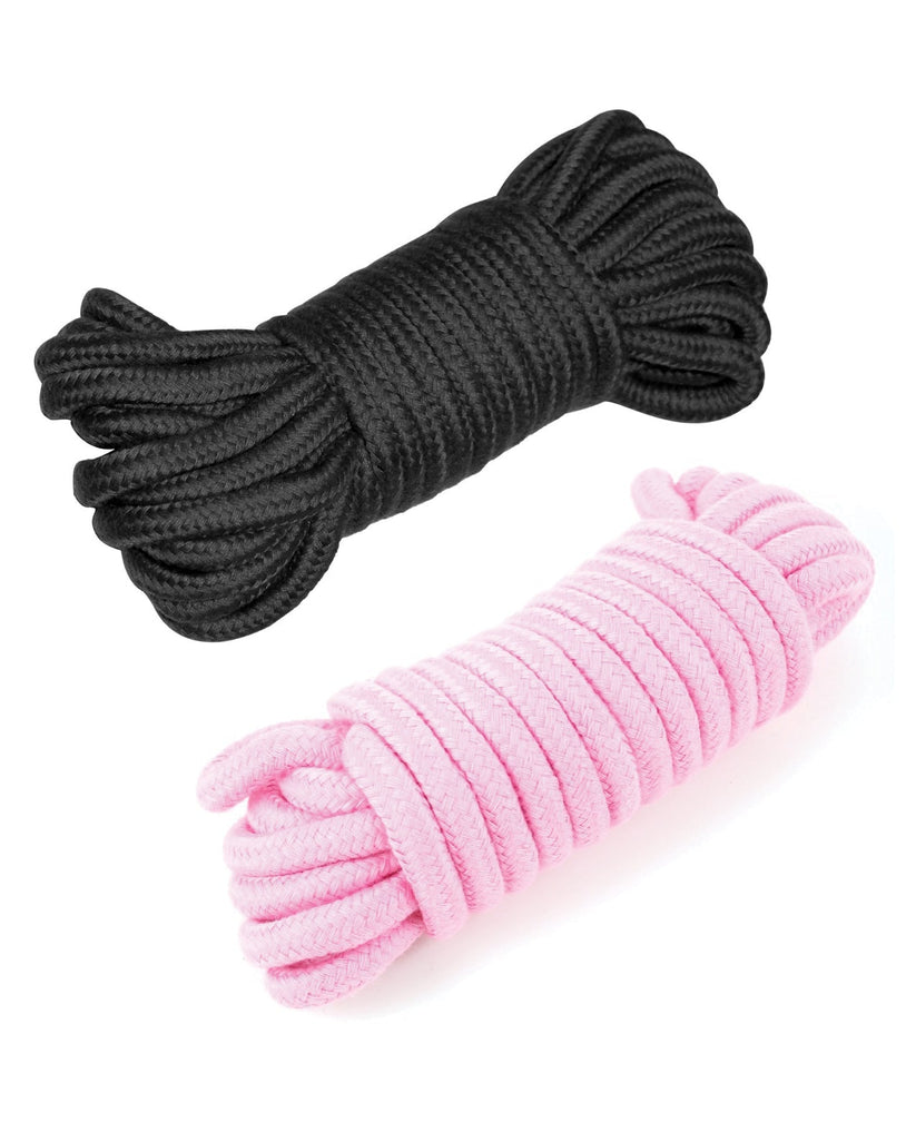 Bondage Rope 33 FT - 2 Pack - Pink & Black