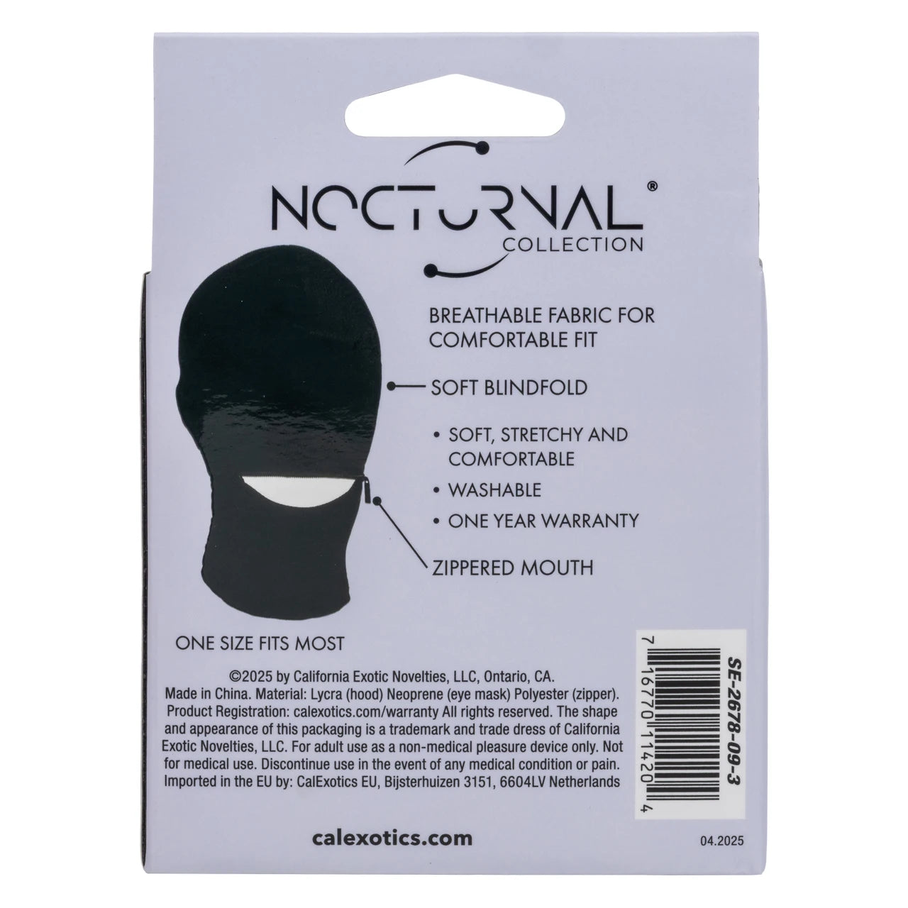 Nocturnal® Collection Fetish Hood