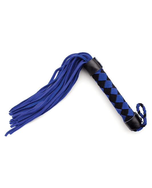 15″ Leather Flogger – Blue