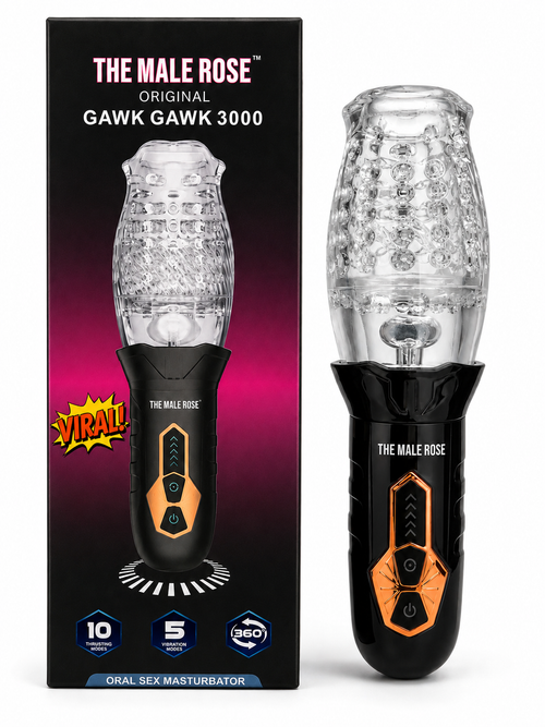 The Male Rose (Original) Gawk Gawk 3000 Vibrating, Rotating Masturbator