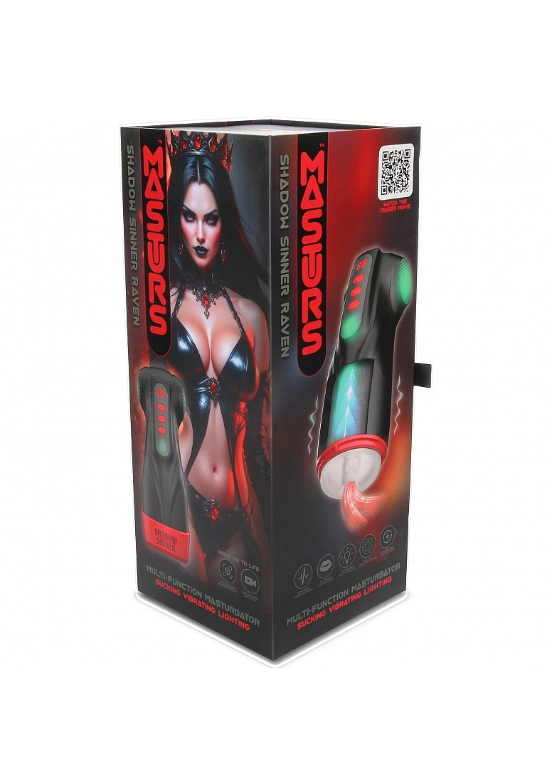 Masturs - Raven - Shadow Sinner - Multi Function Masturbator