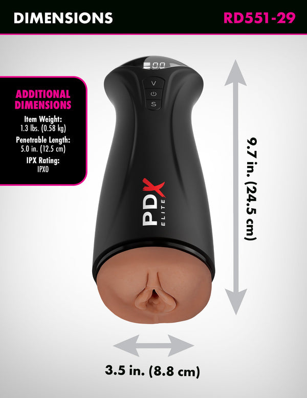 PDX Elite Fuck-Gasm Masturbator - Tan