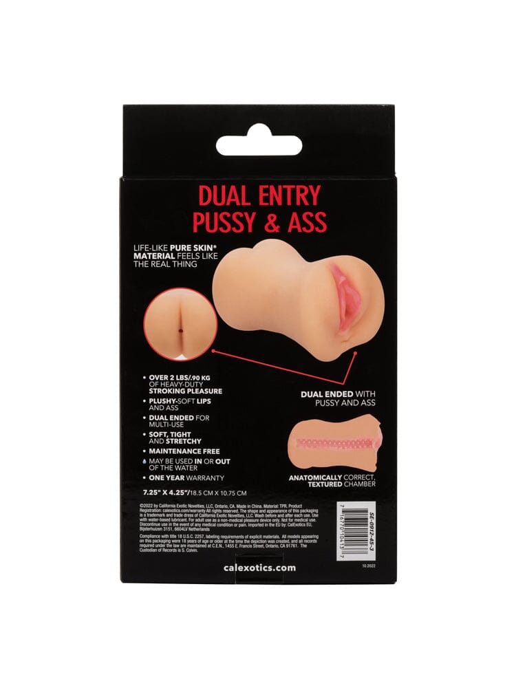 Stroke It - Dual Entry Pussy & Ass - Ivory