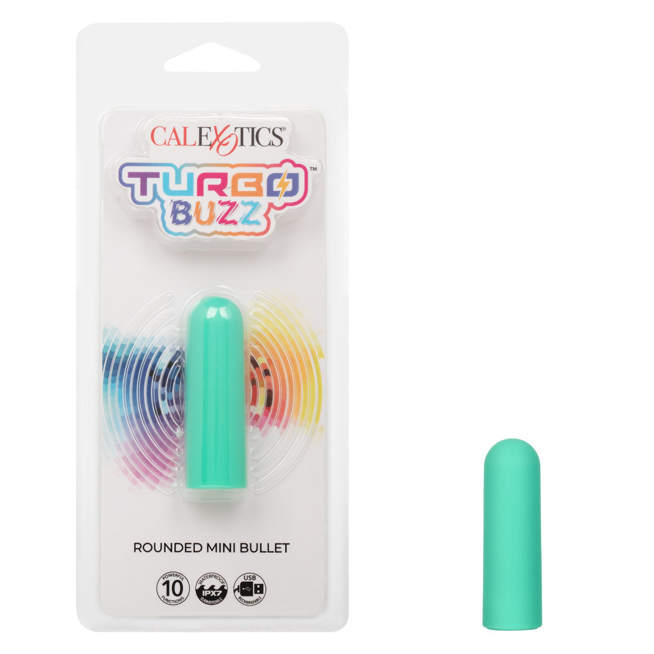 Turbo Buzz™ Rounded Mini Bullet - Green