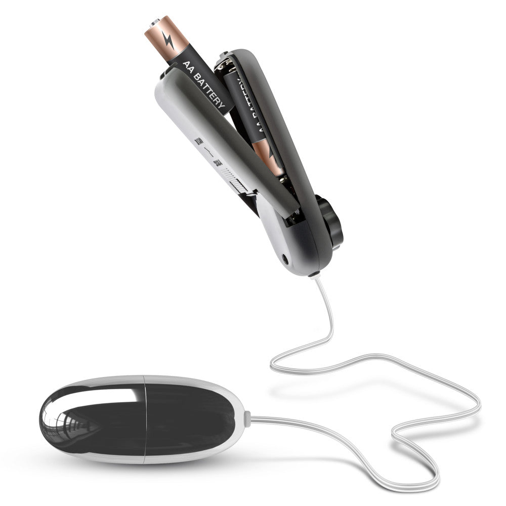 B Yours By Blush® | Silver Power Bullet Black 2-Inch Vibrating Bullet