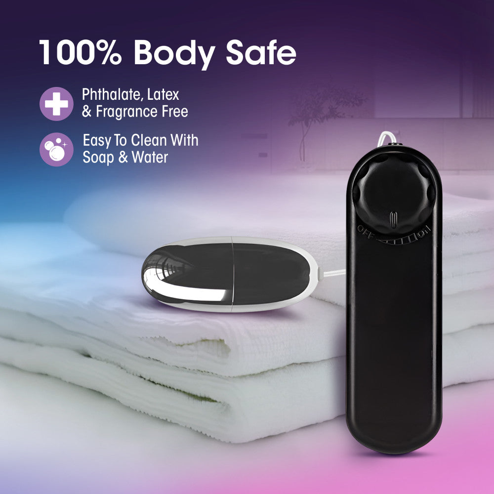 B Yours By Blush® | Silver Power Bullet Black 2-Inch Vibrating Bullet
