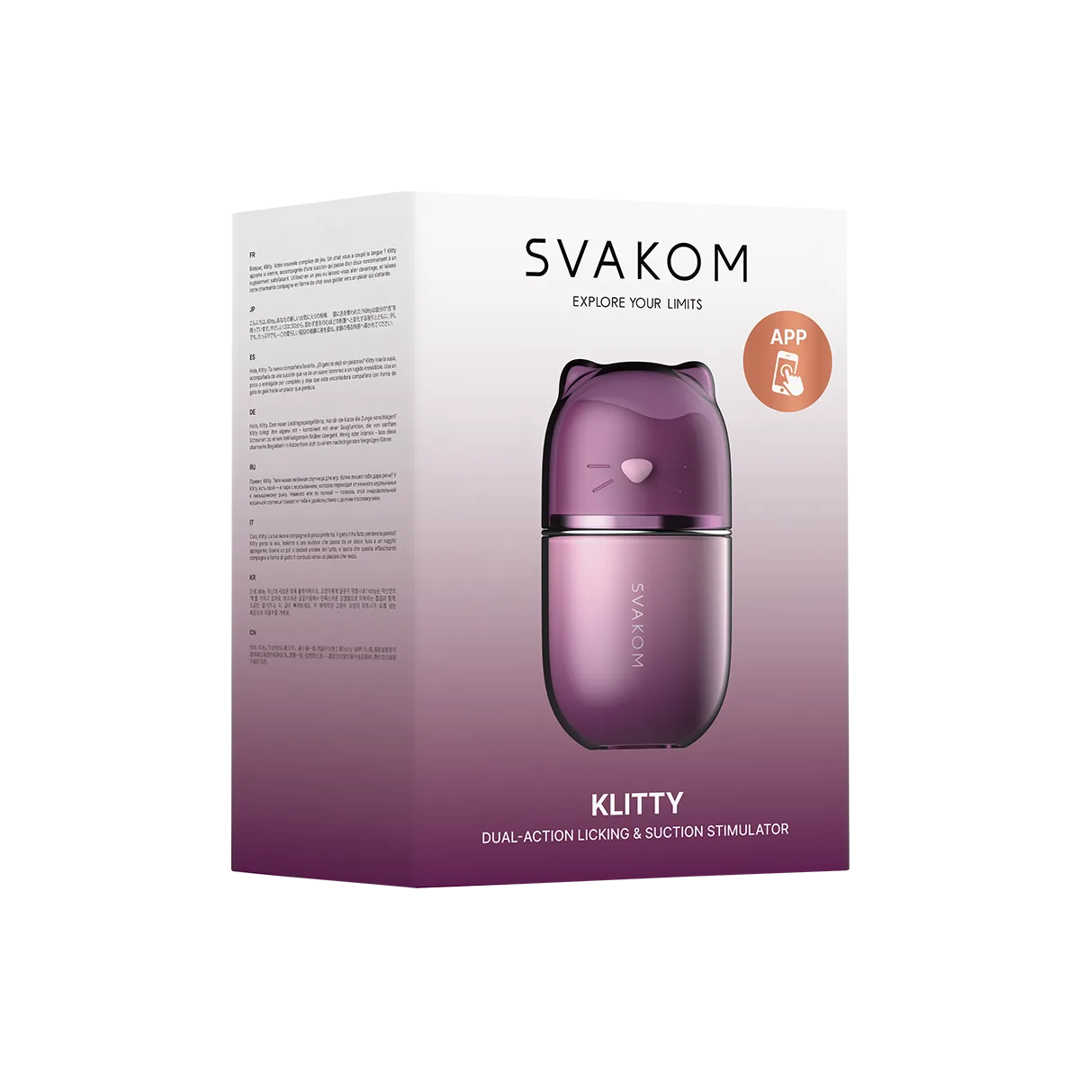 KLITTY Triple-Action Tongue Licking & Suction Vibrator