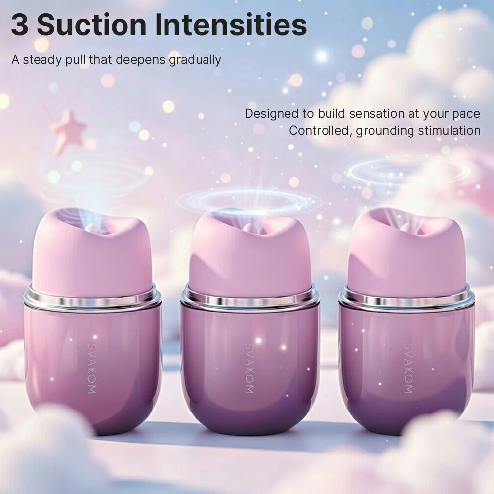 KLITTY Triple-Action Tongue Licking & Suction Vibrator