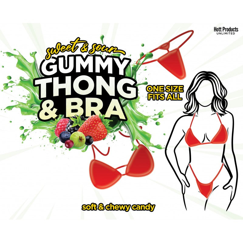 Sweet & Sour Gummy Thong & Bra