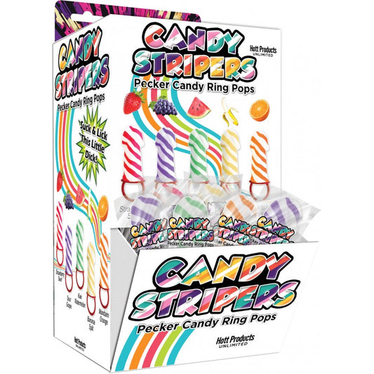 Candy Stripers Pecker Ring Pops