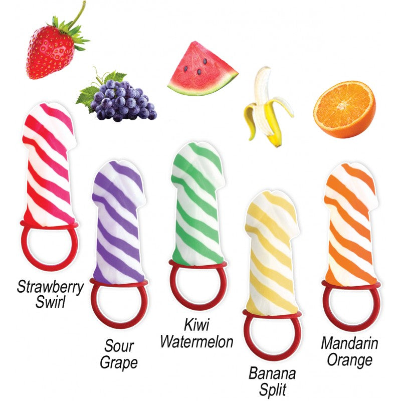 Candy Stripers Pecker Ring Pops
